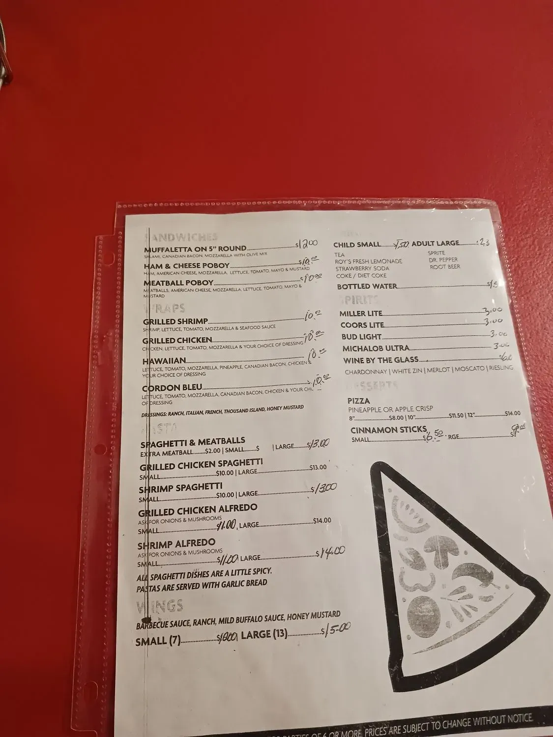 Menu 3