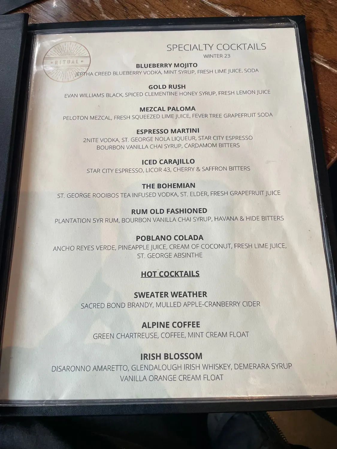 Menu 6