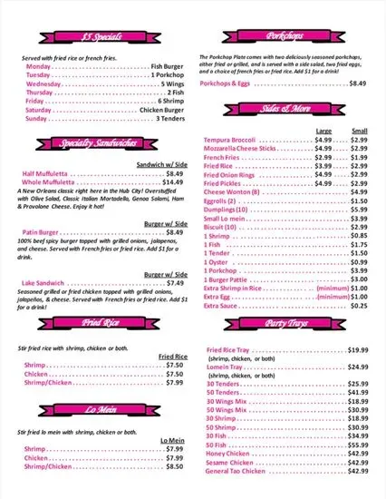 King’s Seafood New Iberia Menu | New Iberia, LA | Checkle