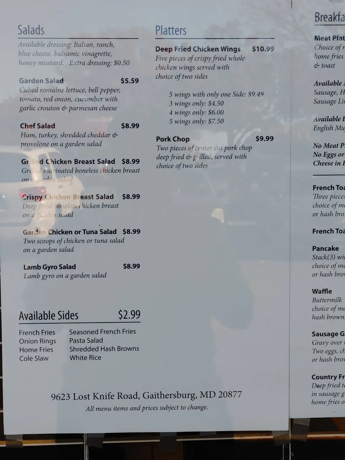 Menu 3