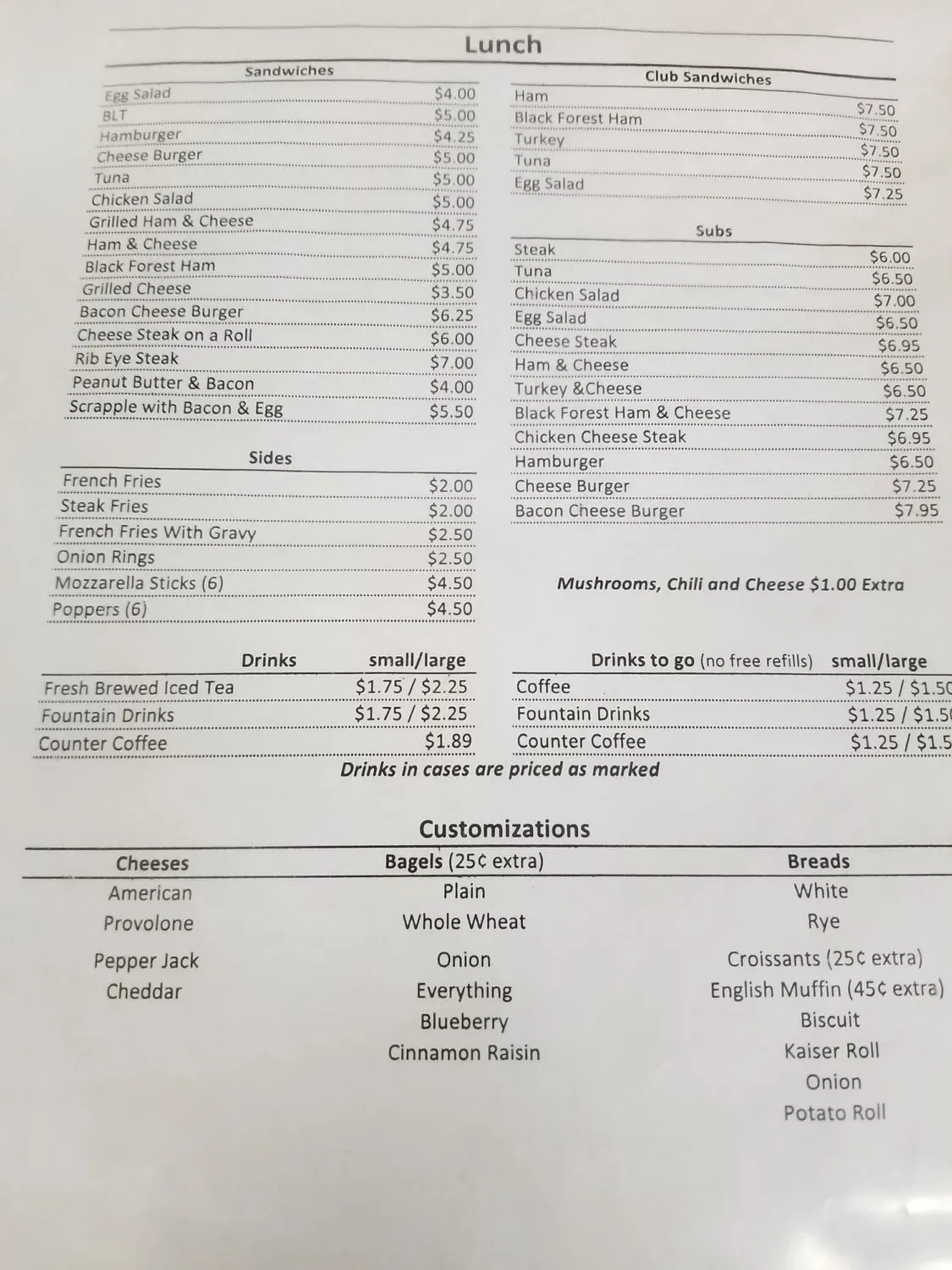 Menu 2