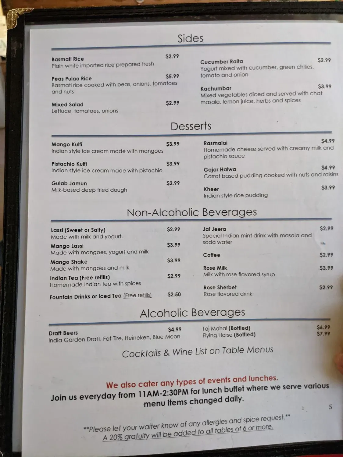 Menu 2