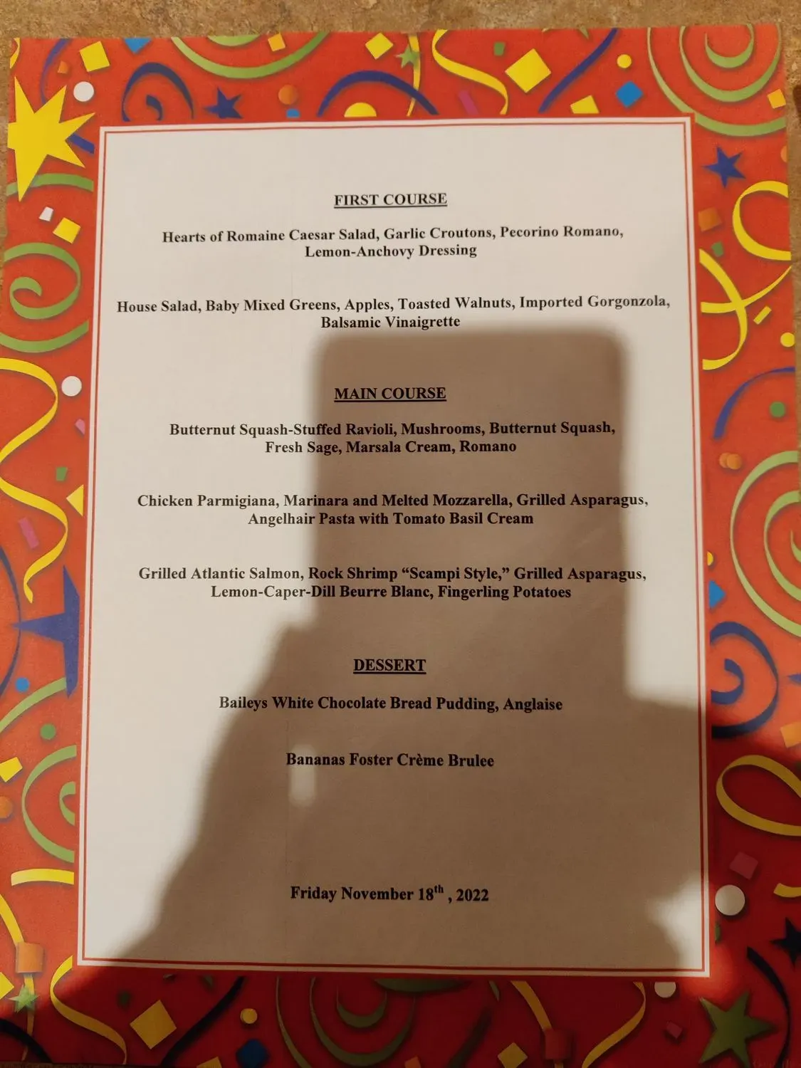 Menu 4