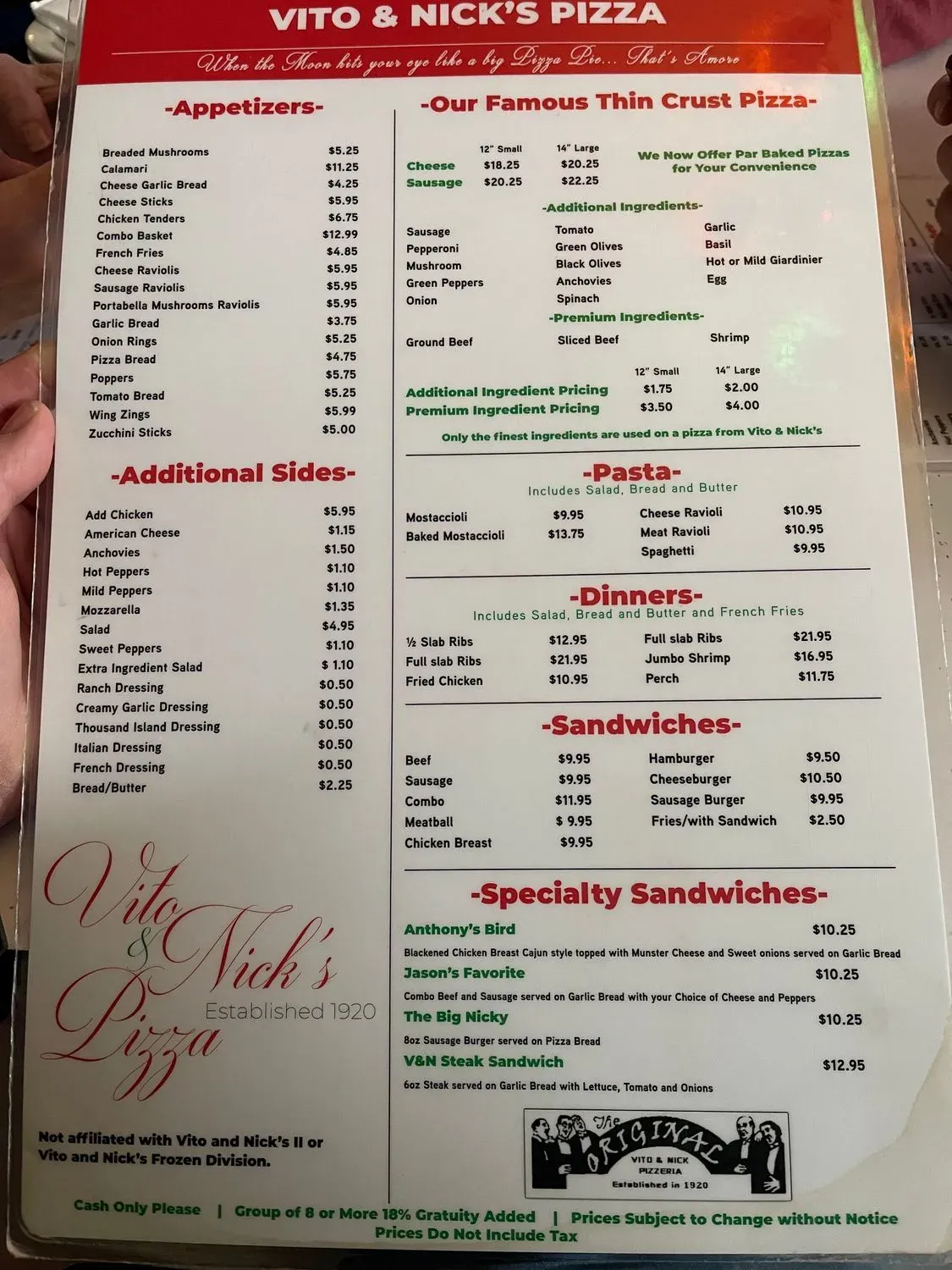 Menu 4