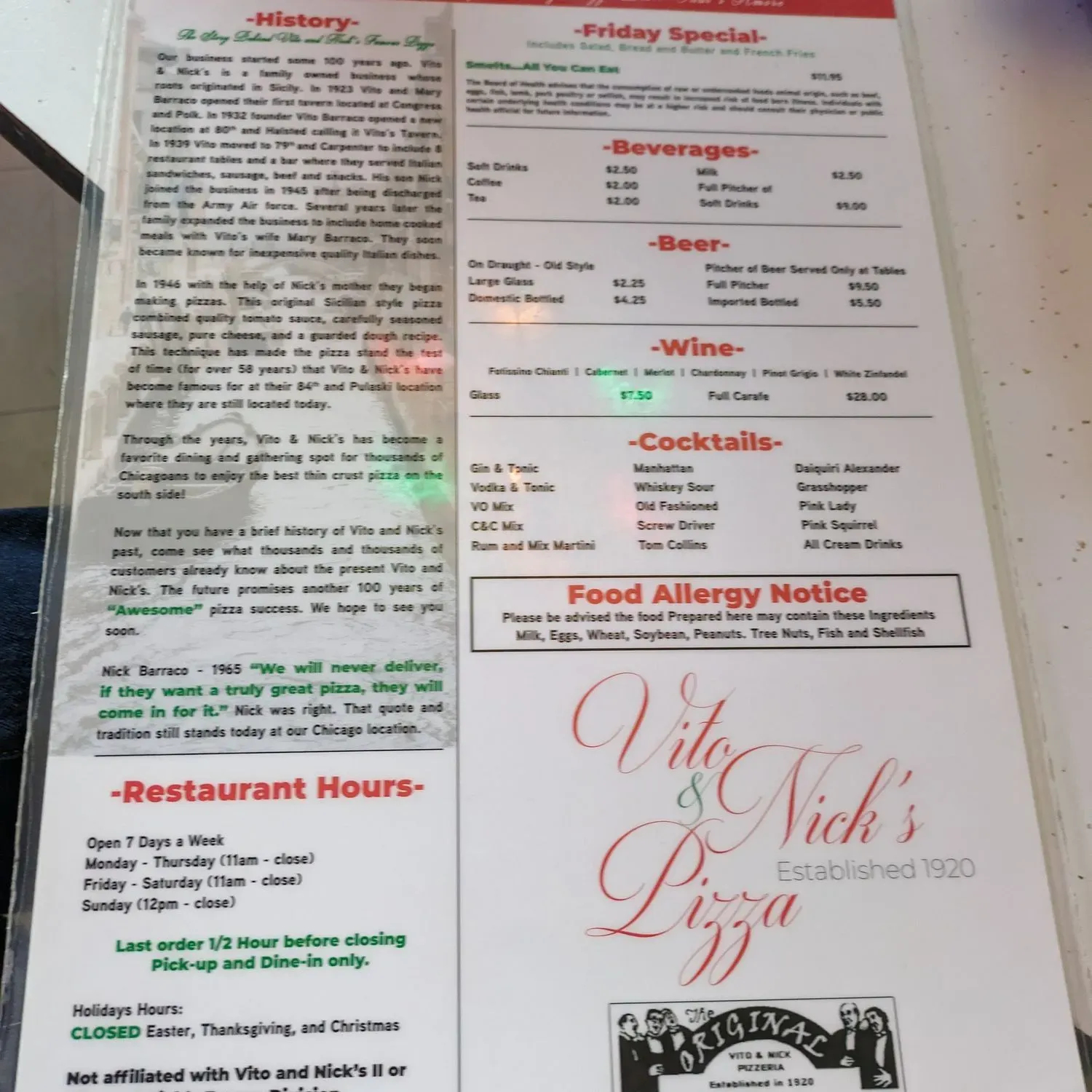 Menu 2