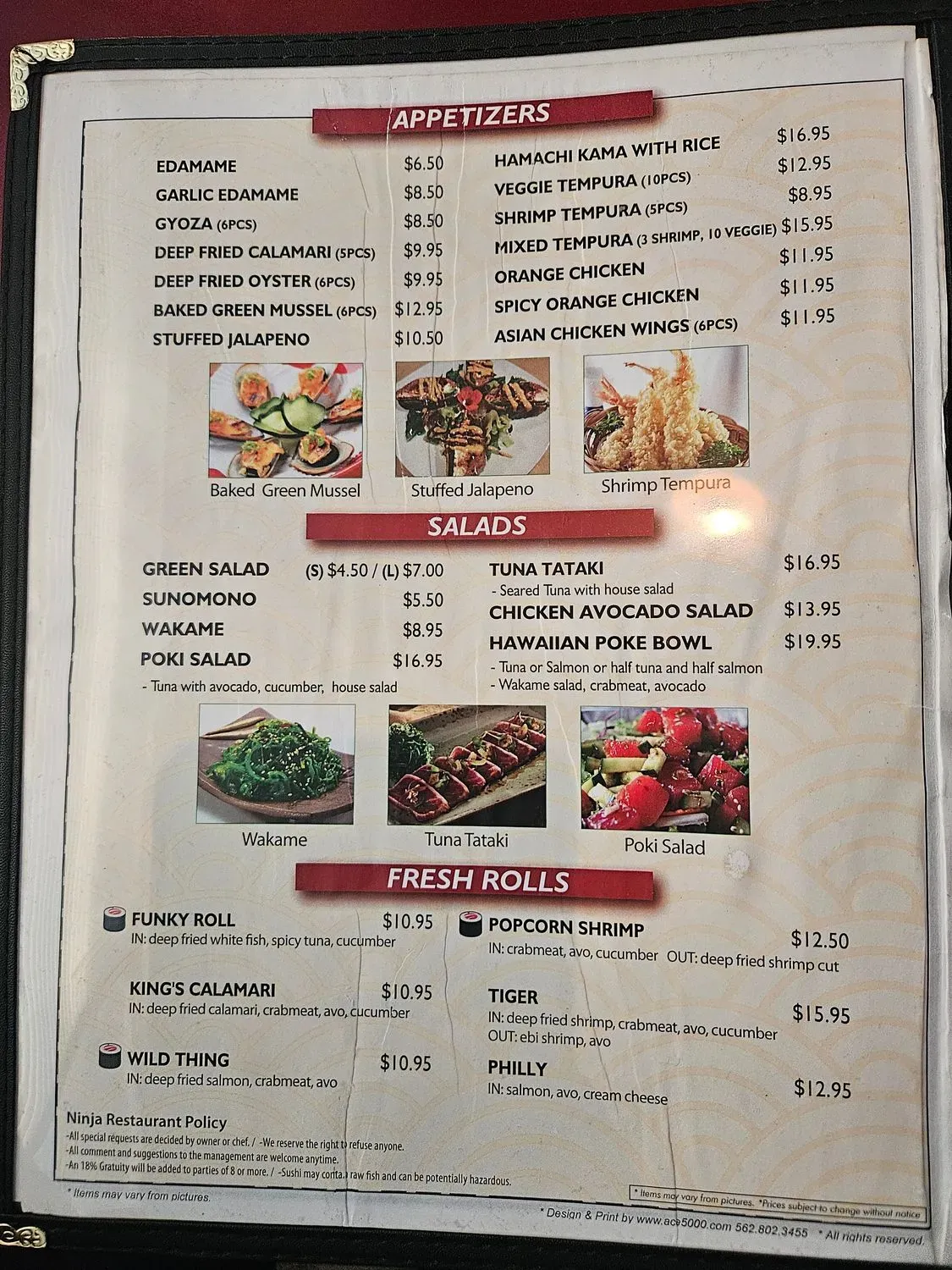 Menu 4