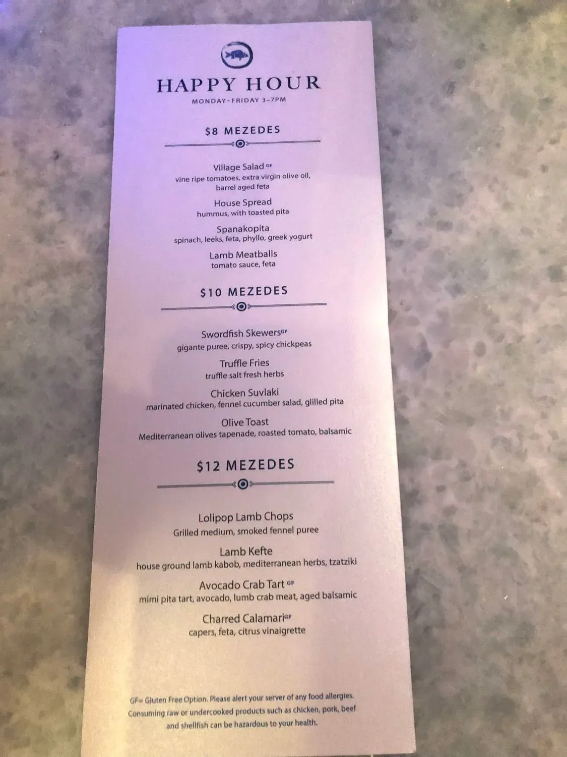 Menu 5