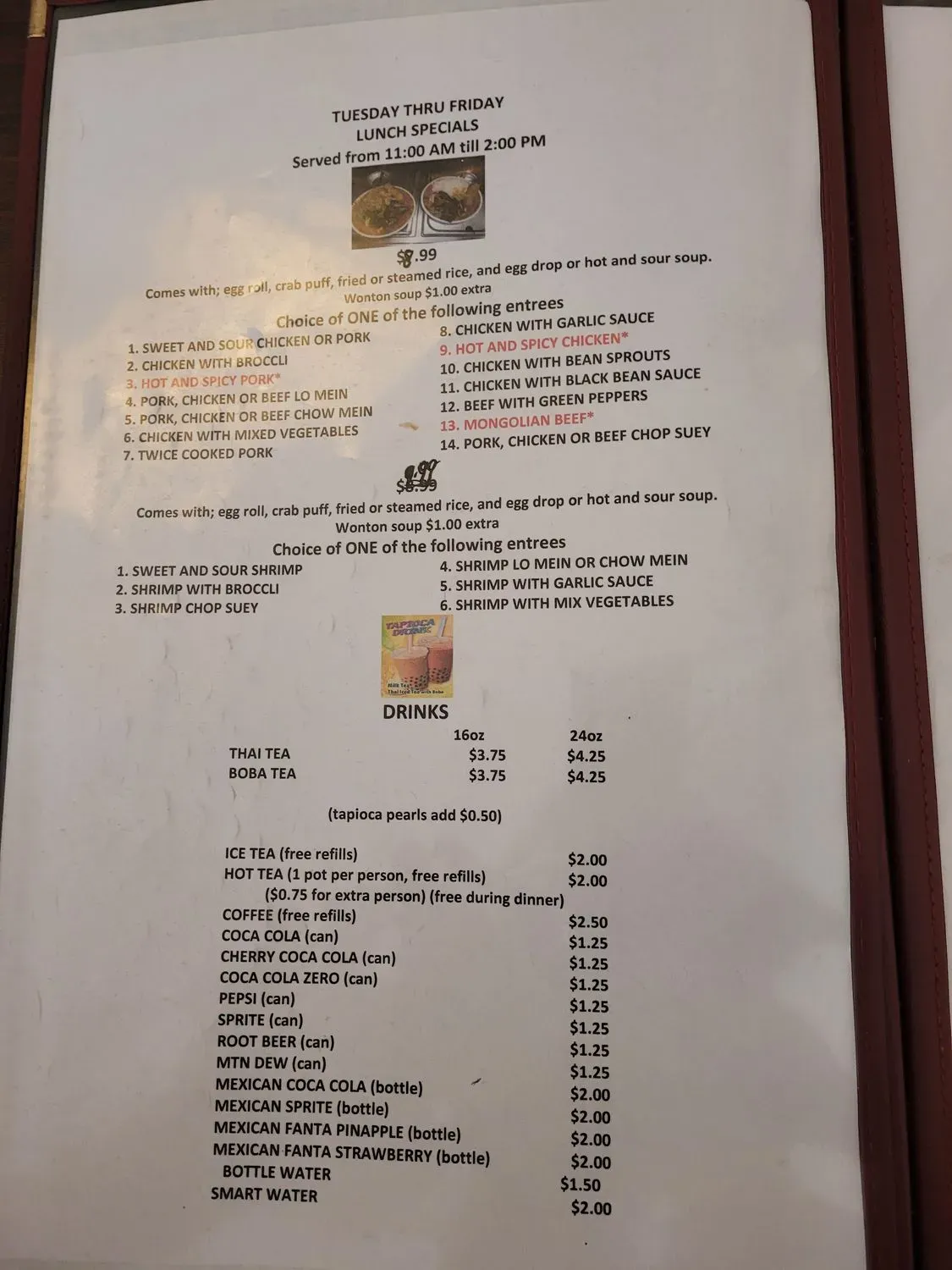 Menu 4