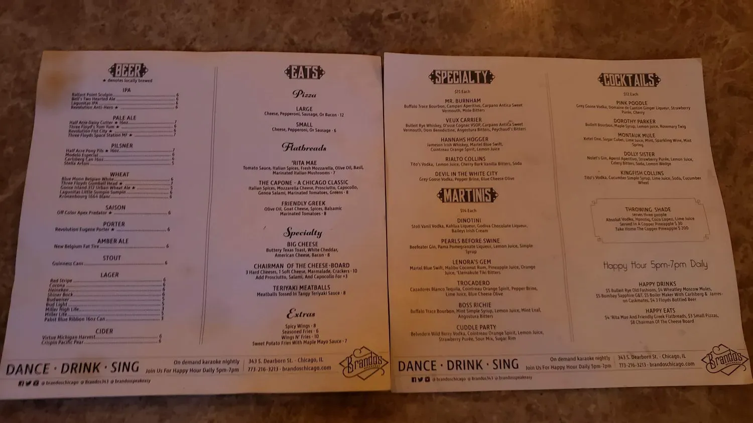 Menu 3