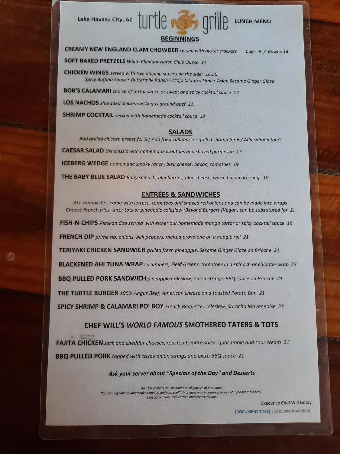 Menu 3