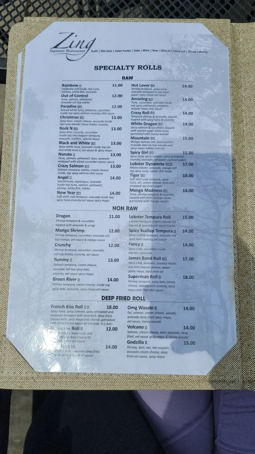 Menu 6