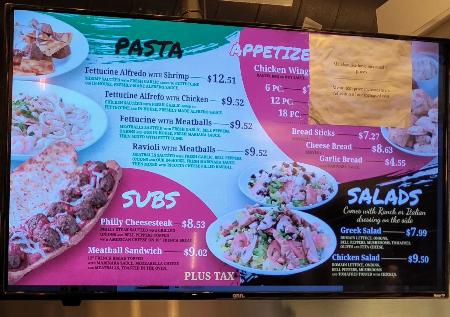 Menu 3