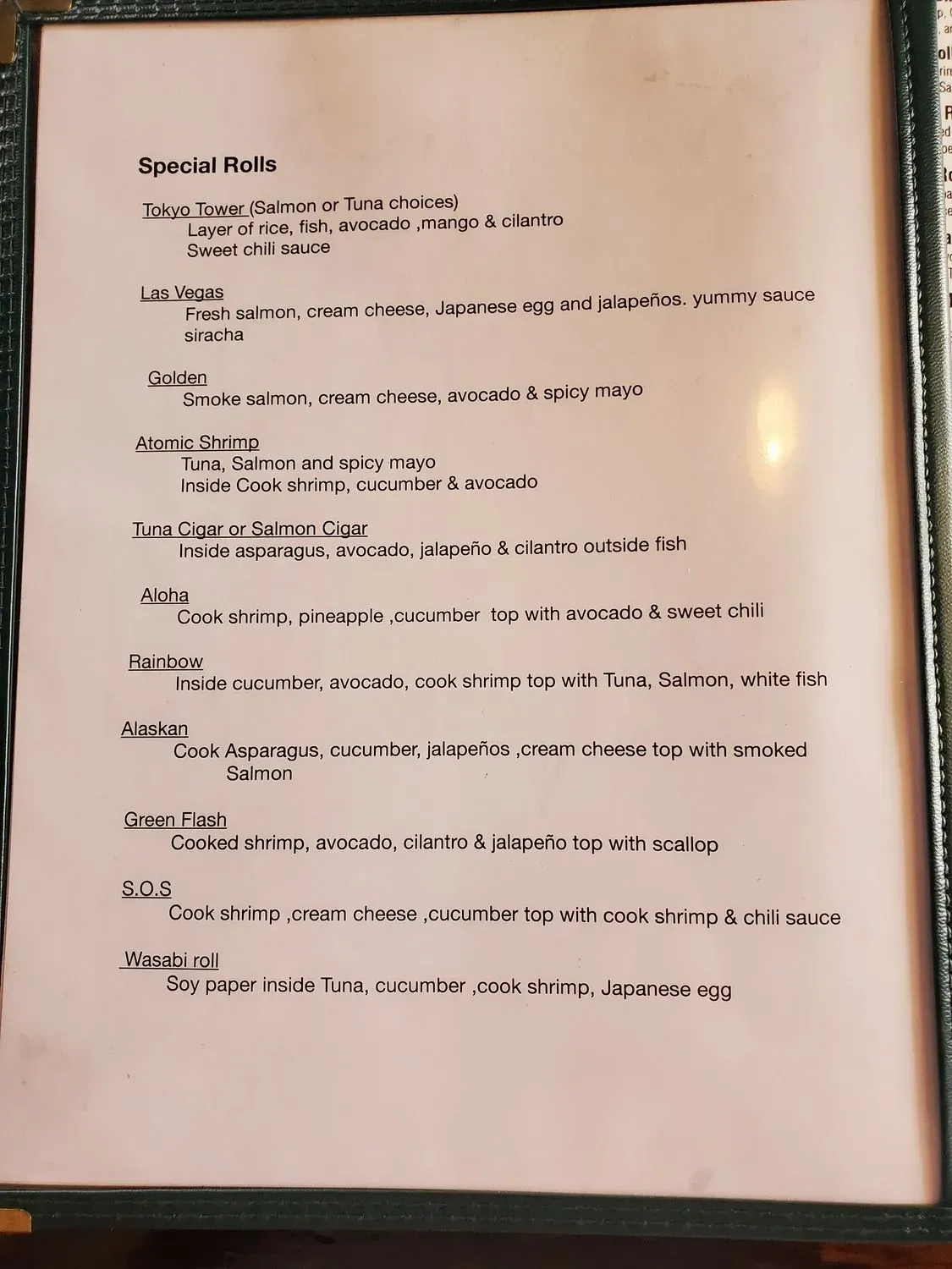 Menu 4