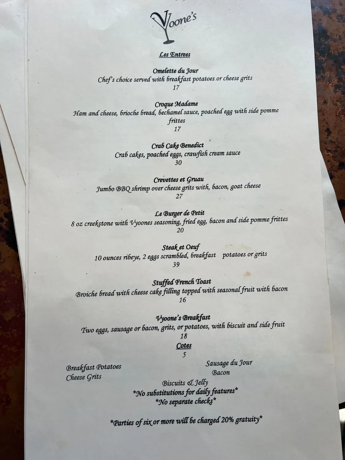 Menu 2