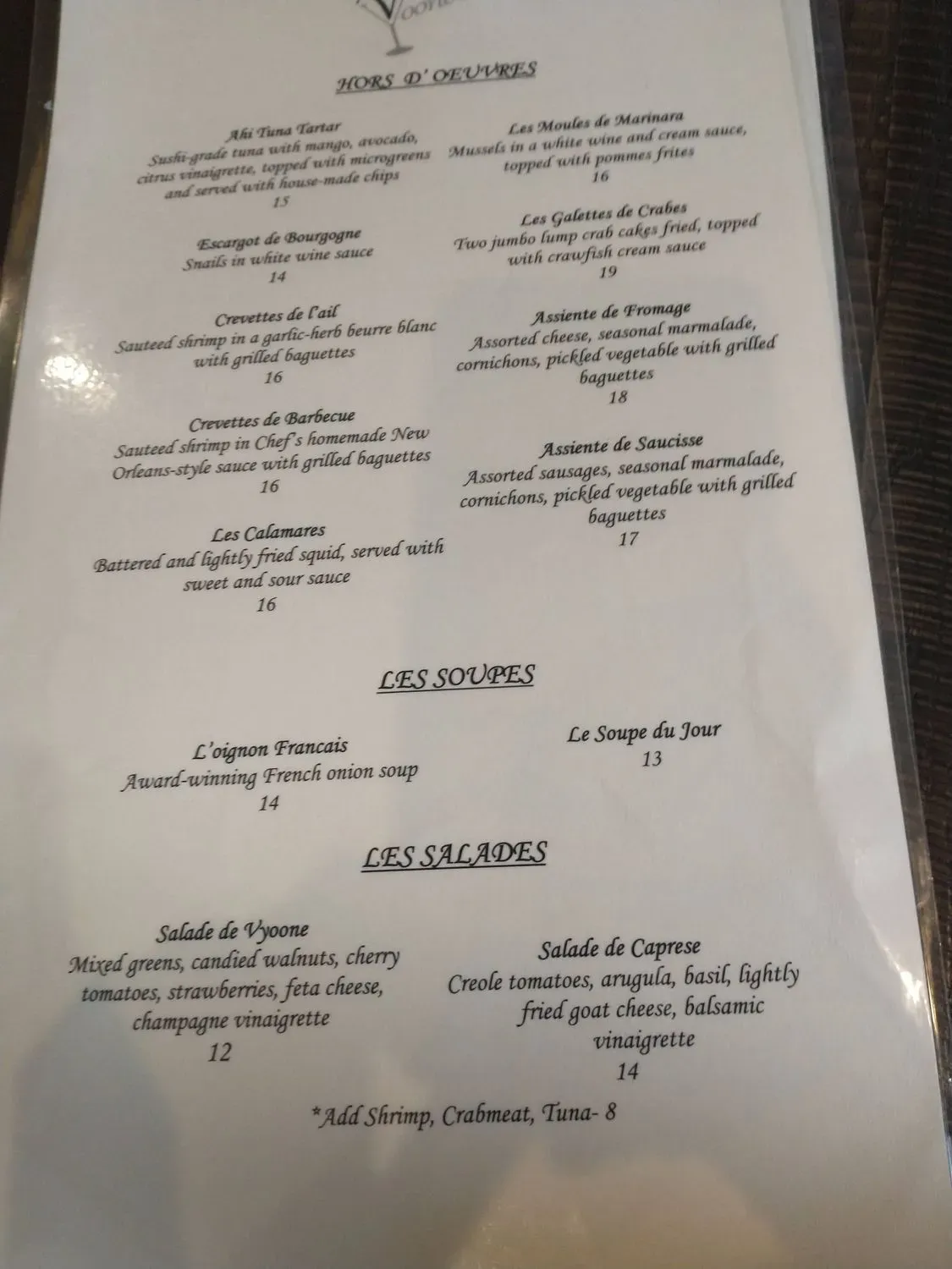 Menu 6