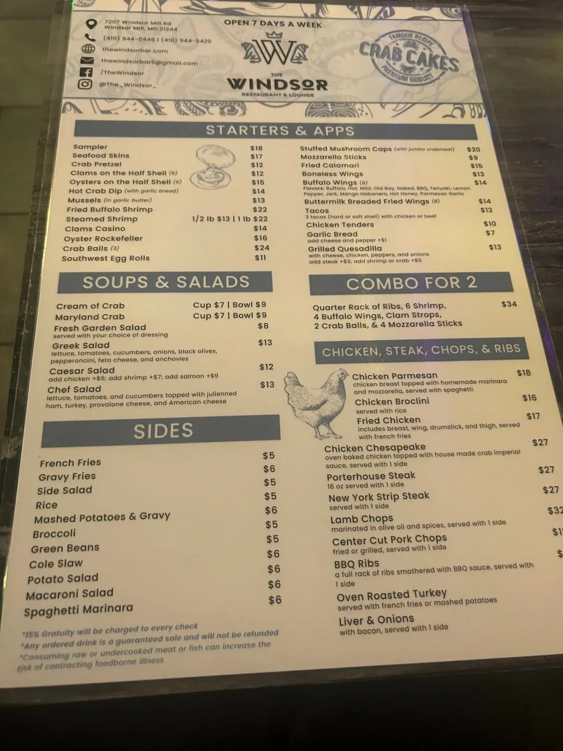 Menu 2