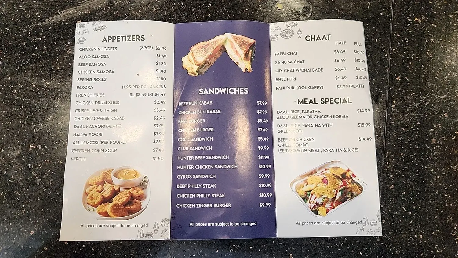 Menu 4