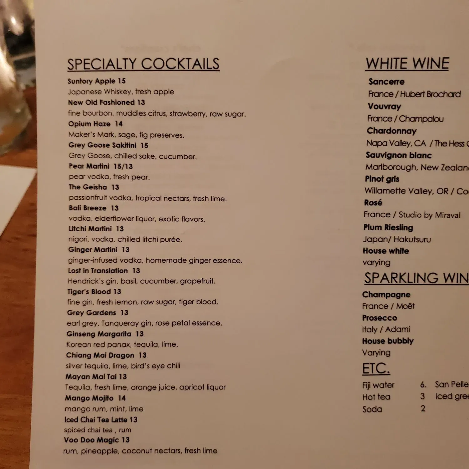 Menu 6