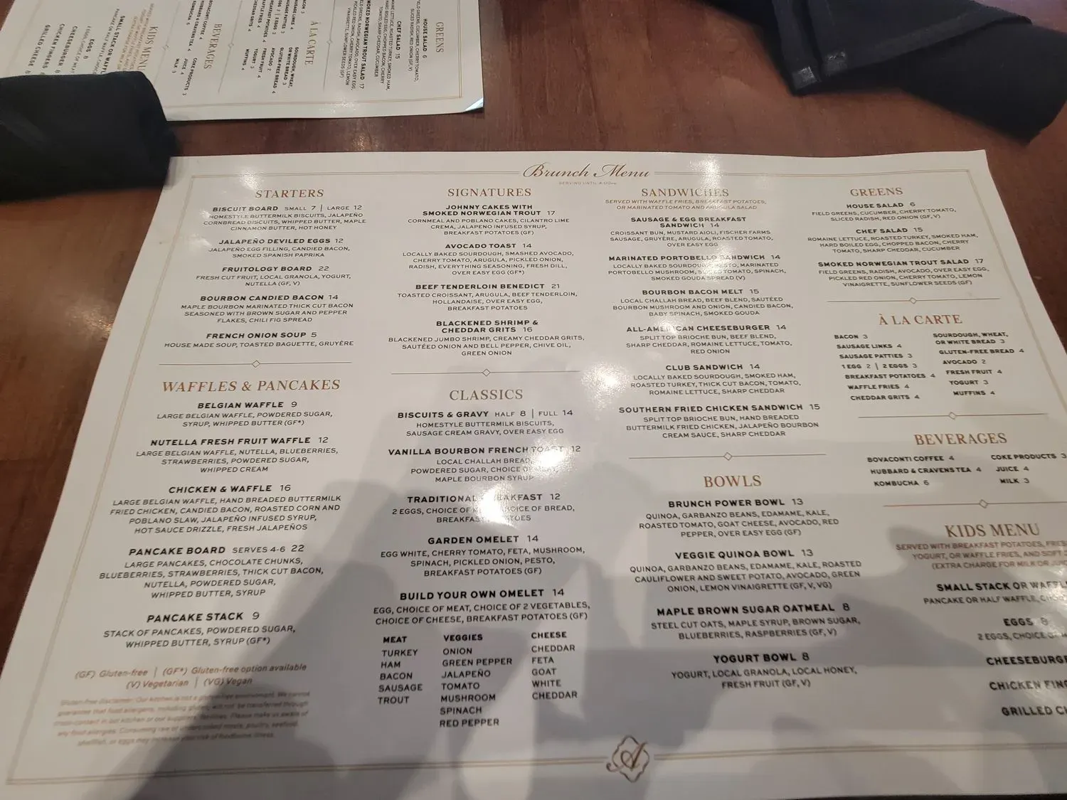 Menu 4