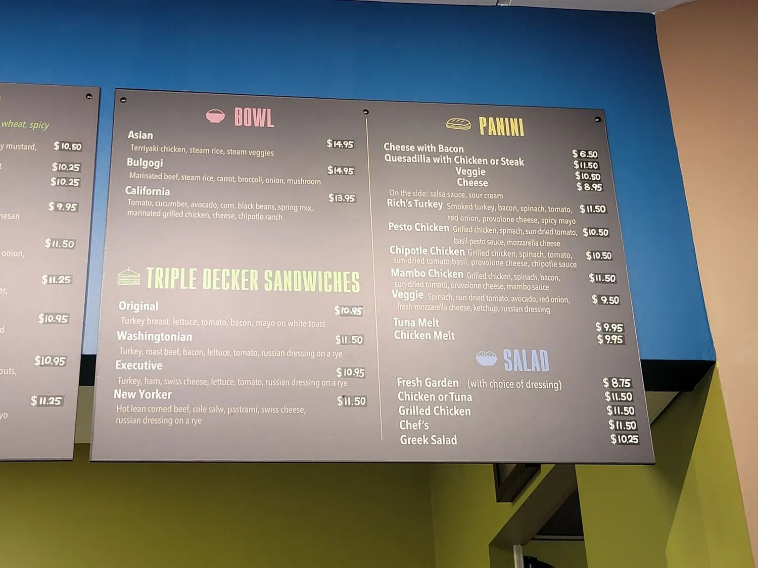 Menu 4