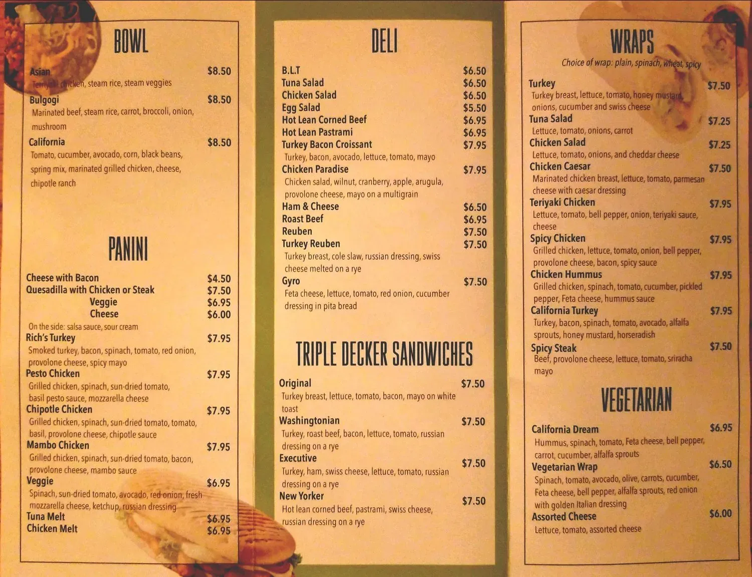 Menu 4