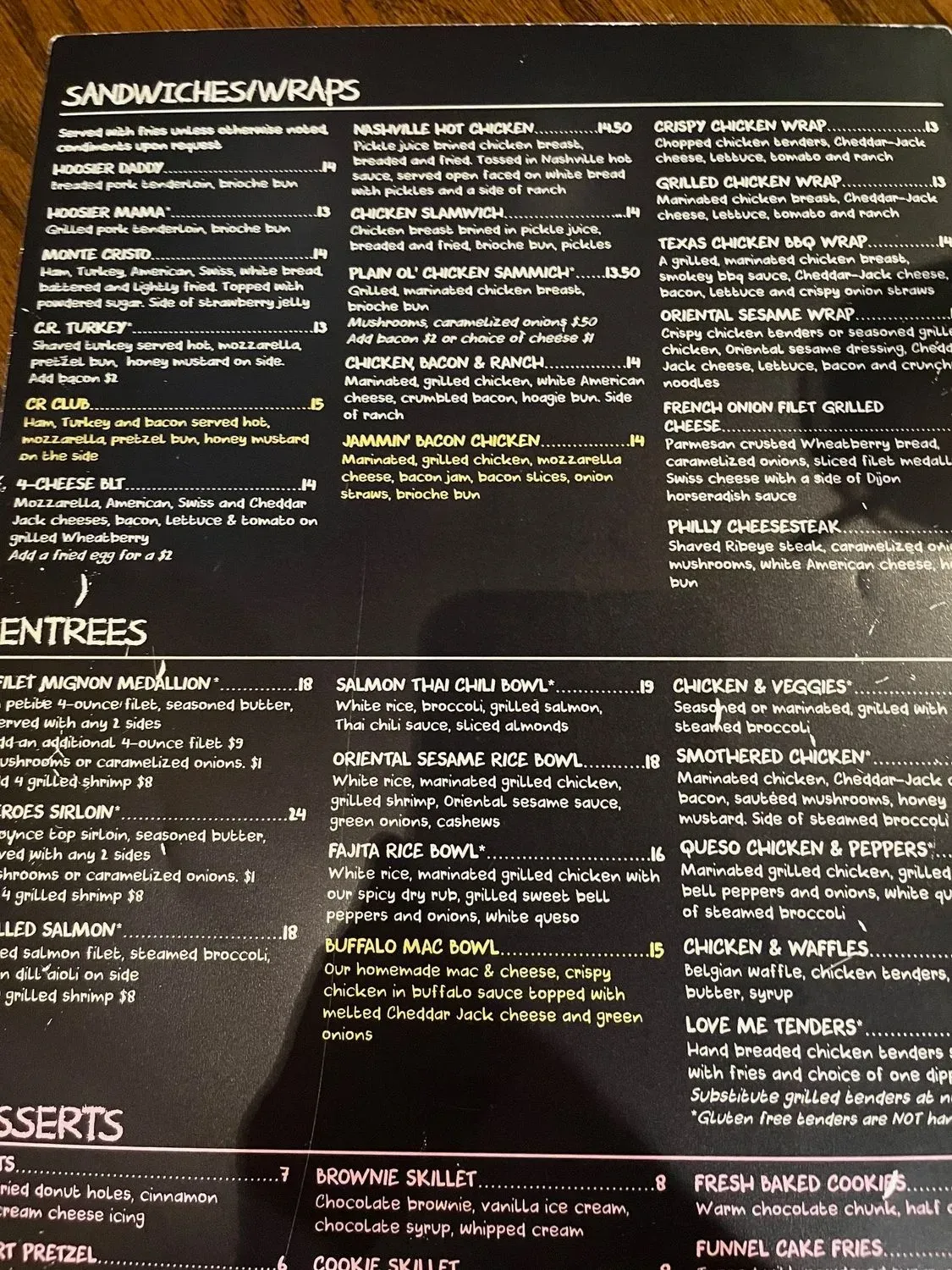 Menu 5