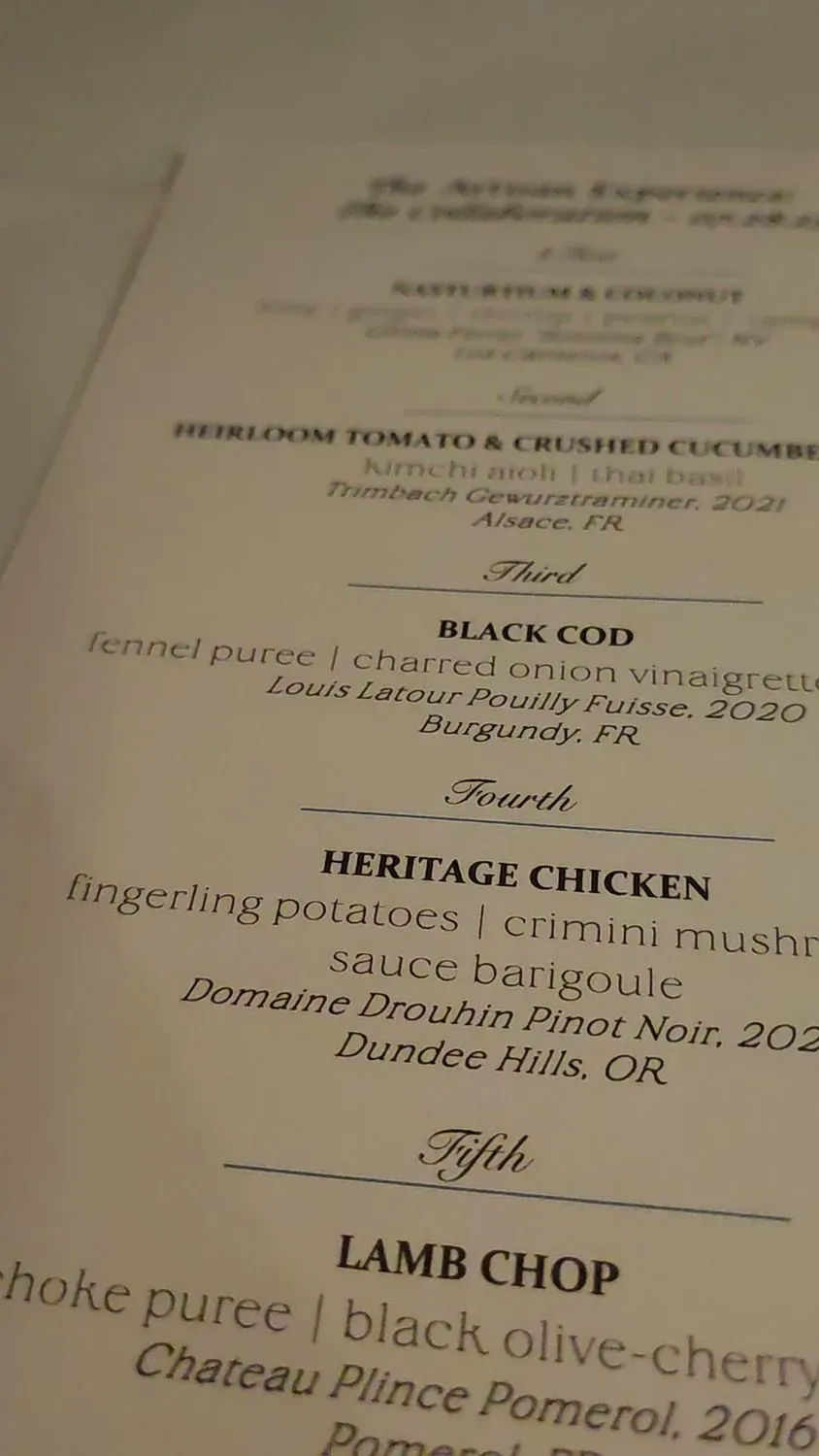 Menu 2