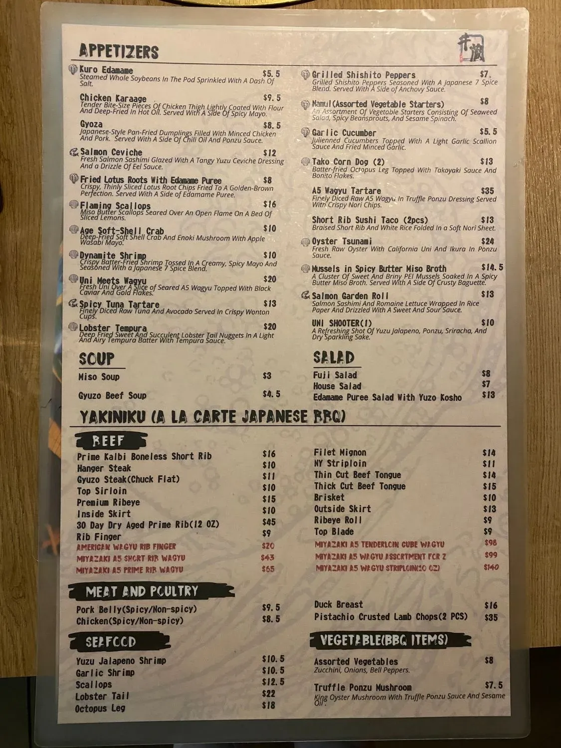 Menu 6