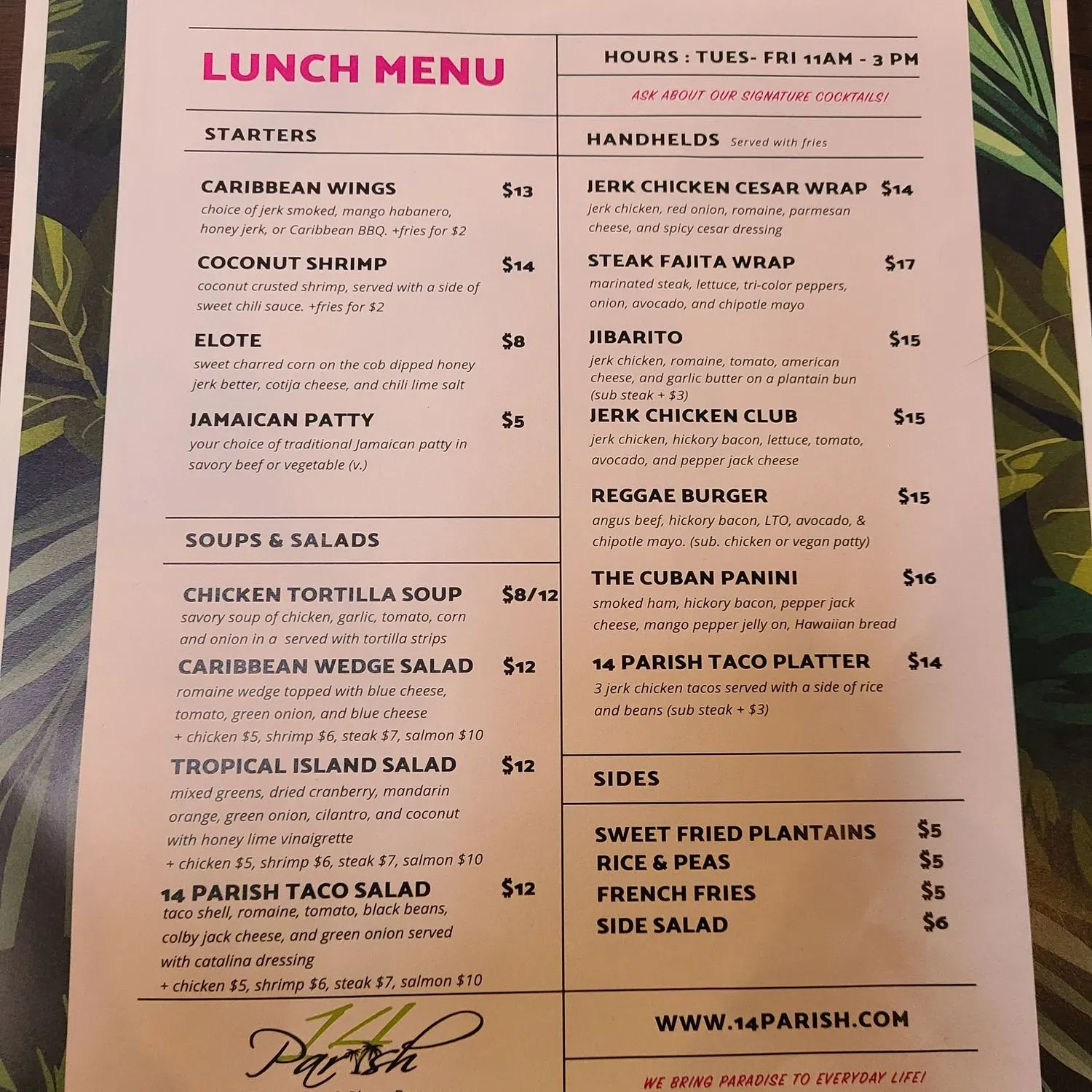 Menu 2