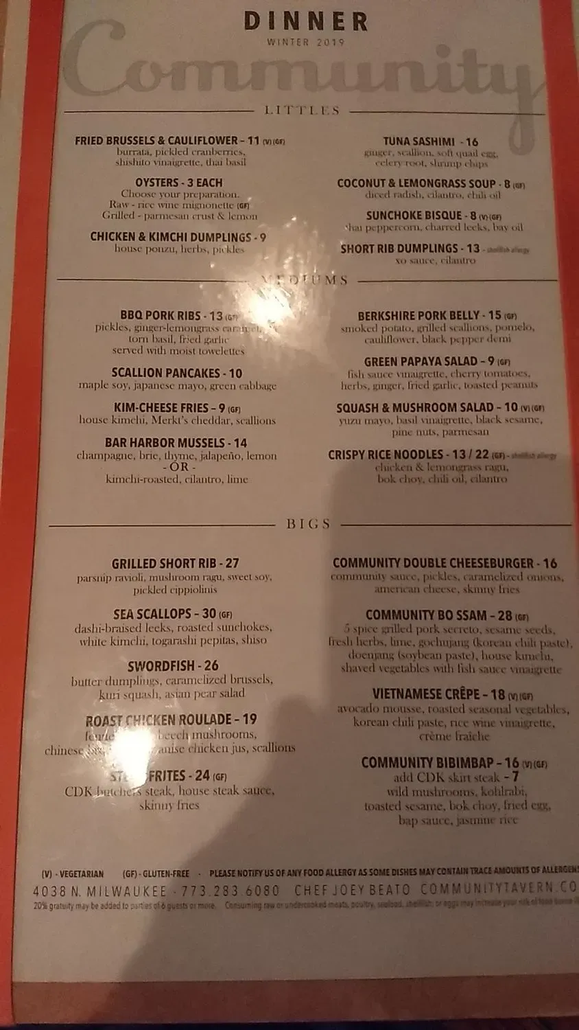 Menu 5