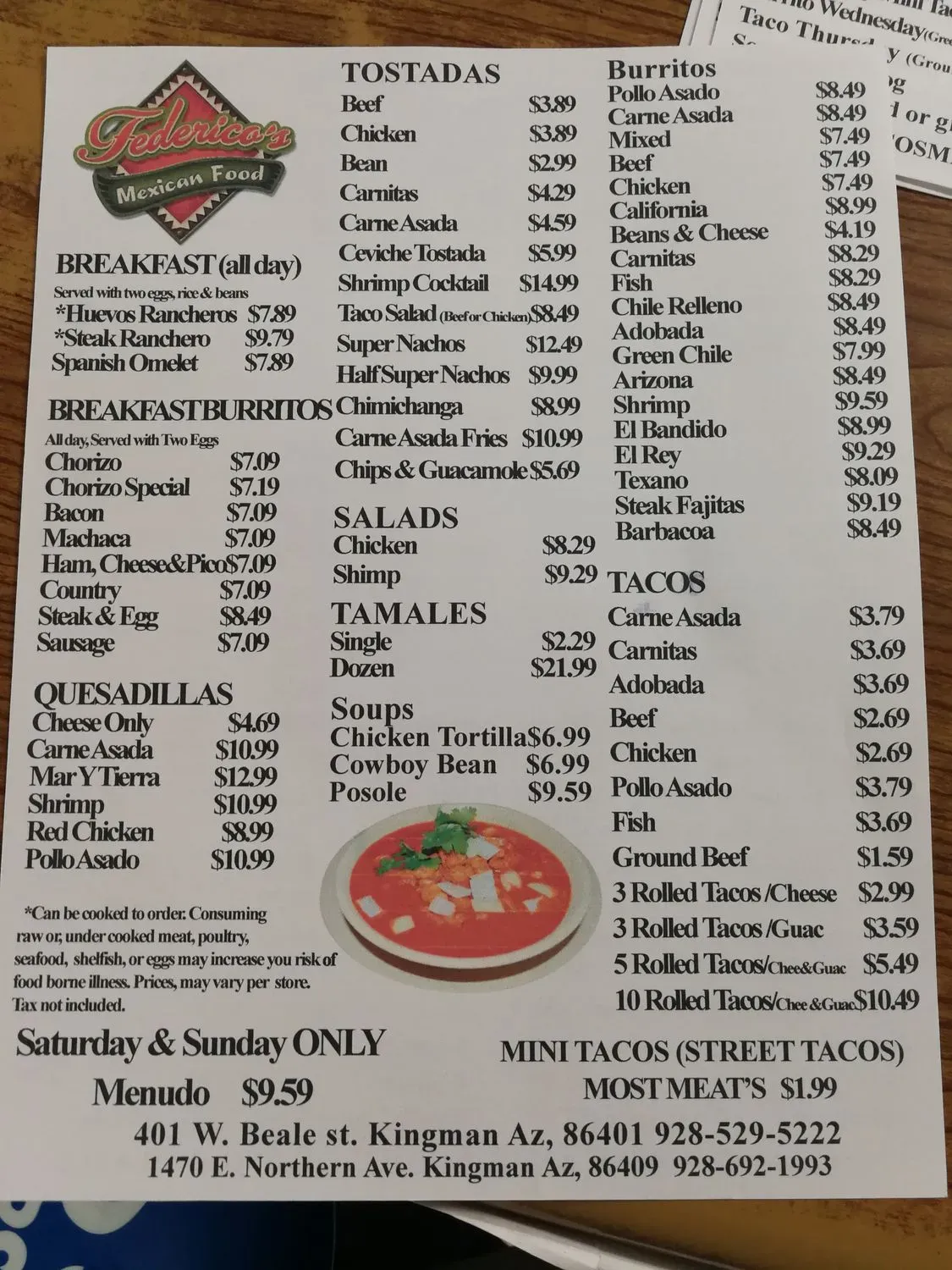 Menu 4