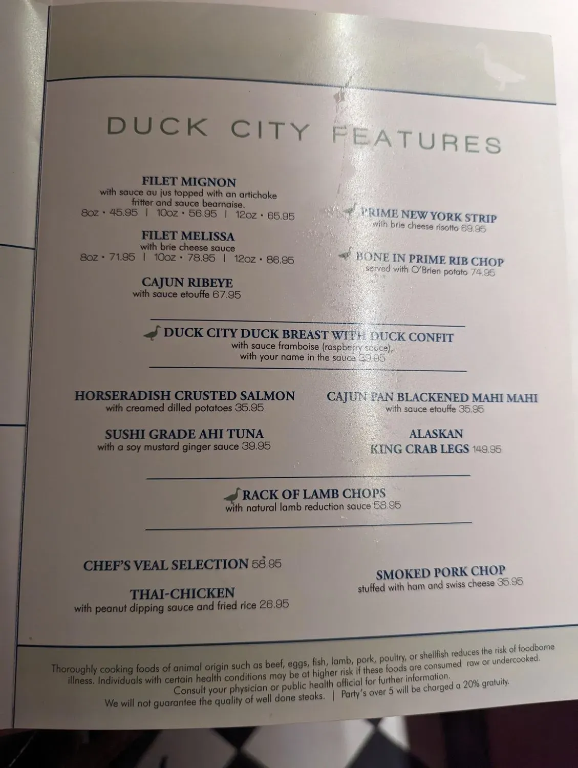 Menu 4