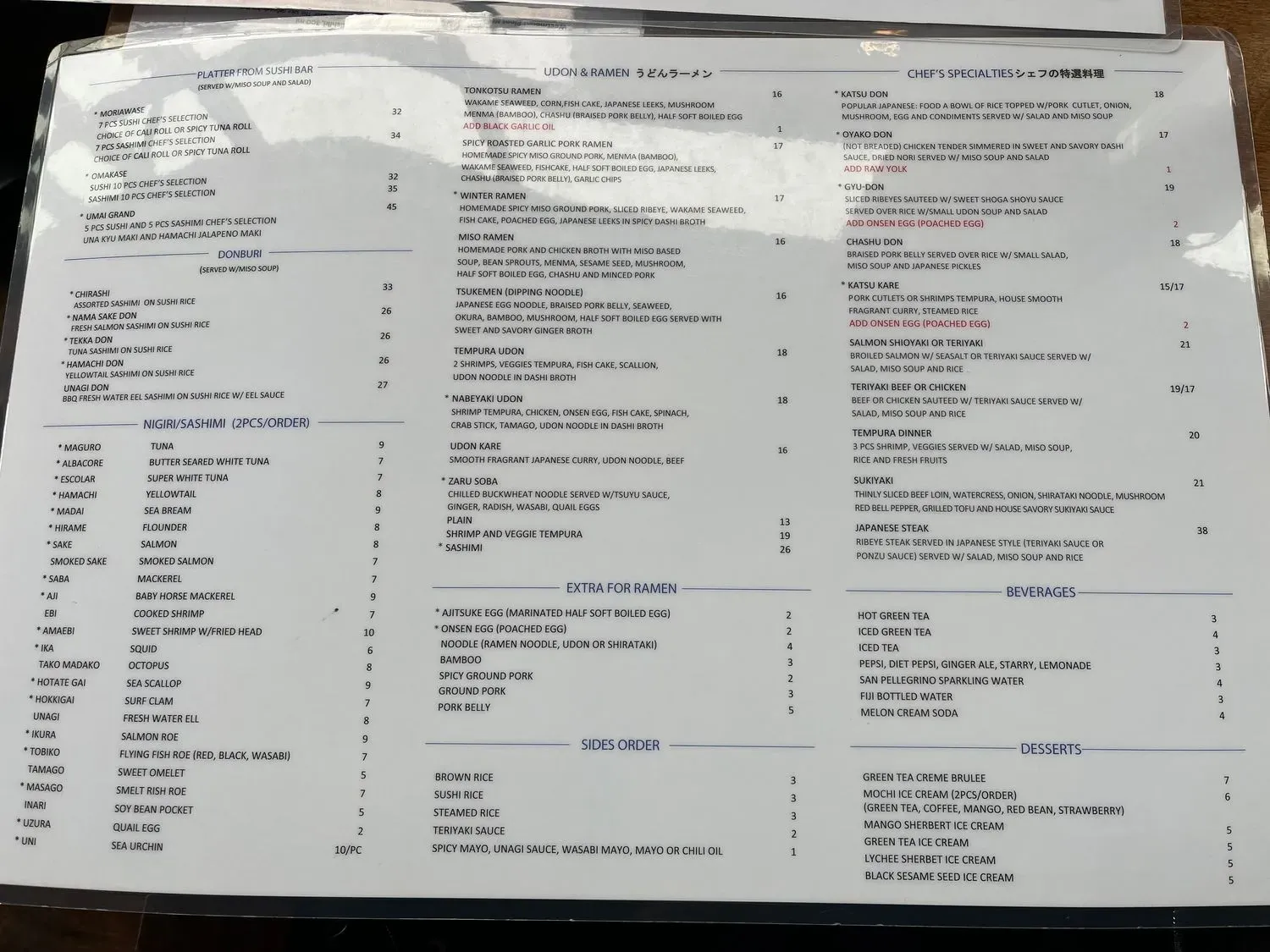 Menu 3