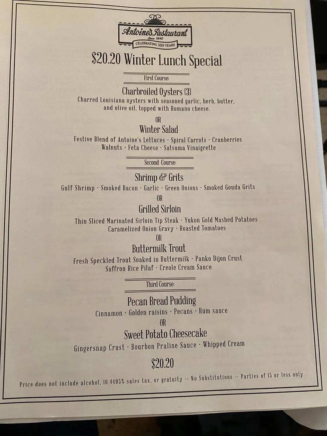 Menu 3