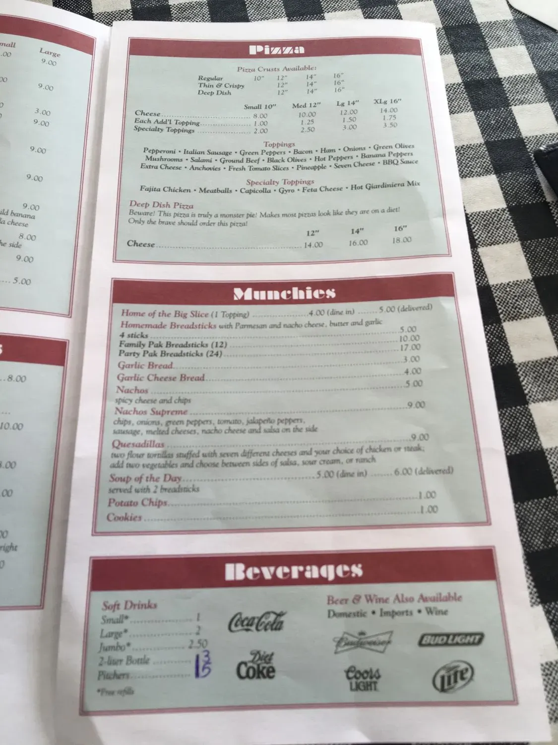 Menu 4