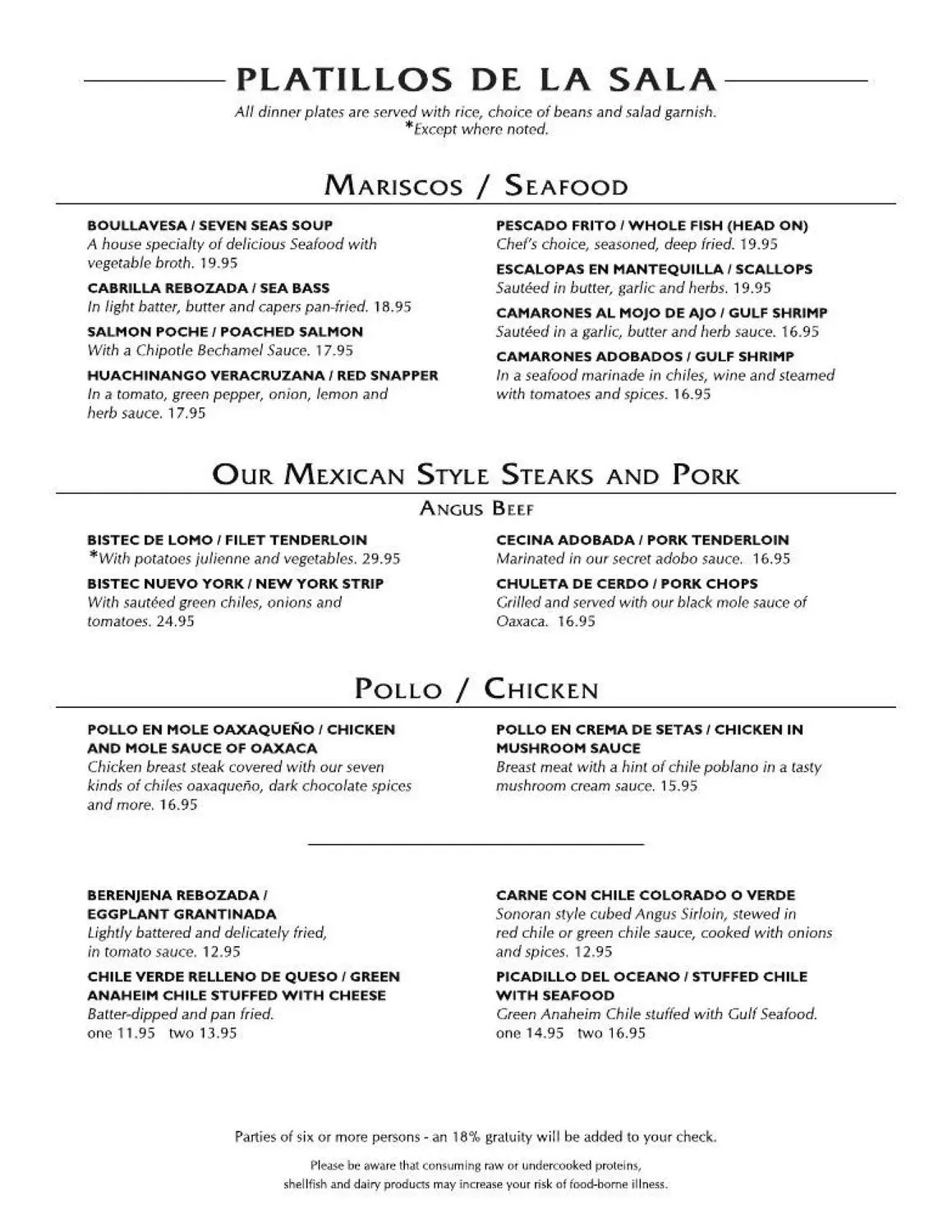 Menu 4