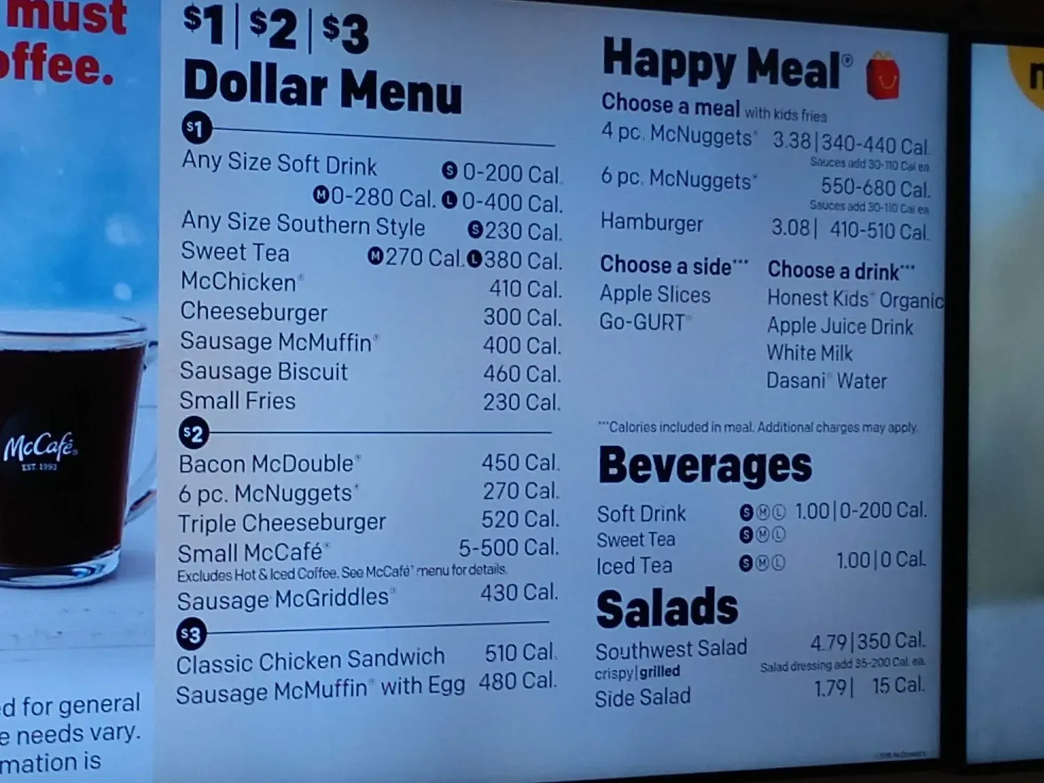 Menu 2