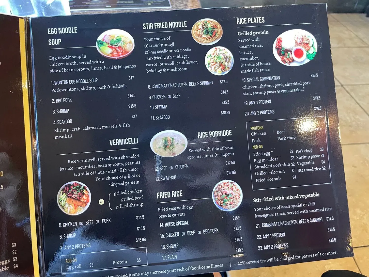 Menu 6