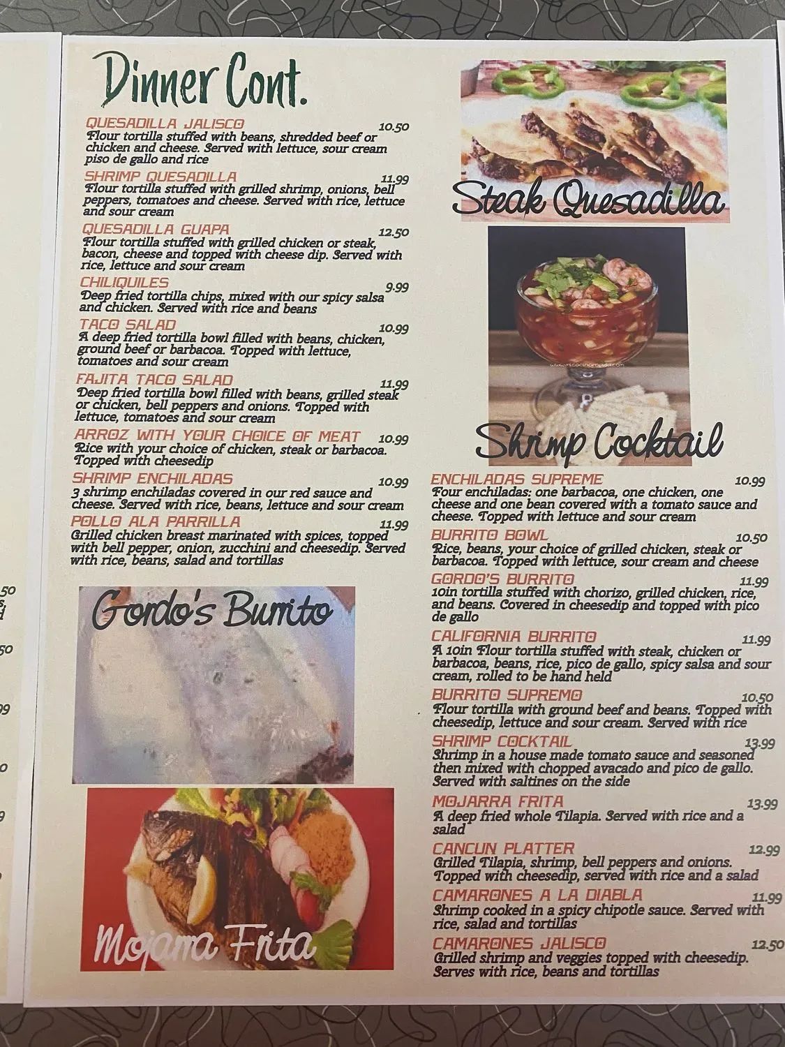 Menu 4