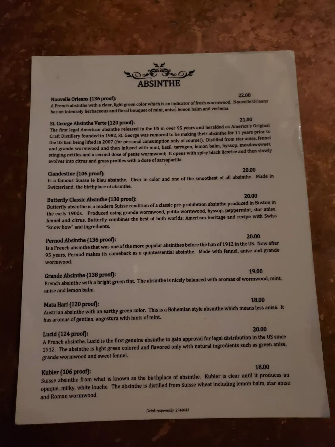 Menu 6