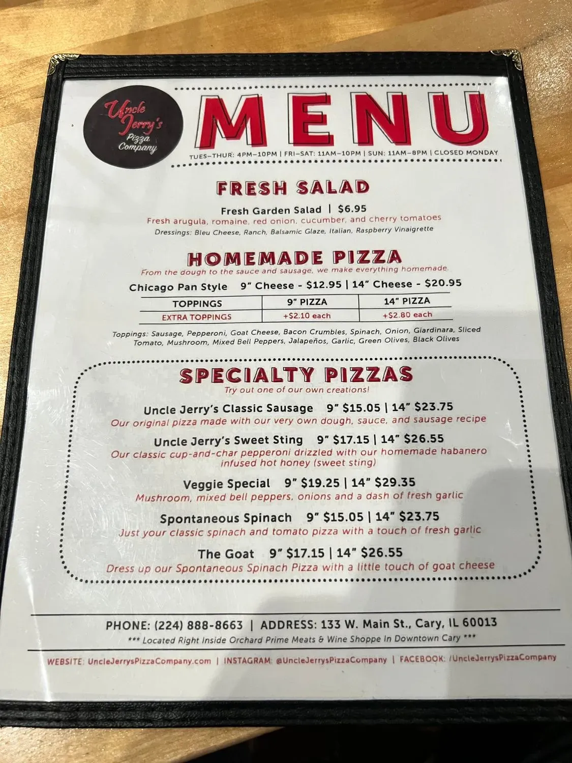 Menu 3