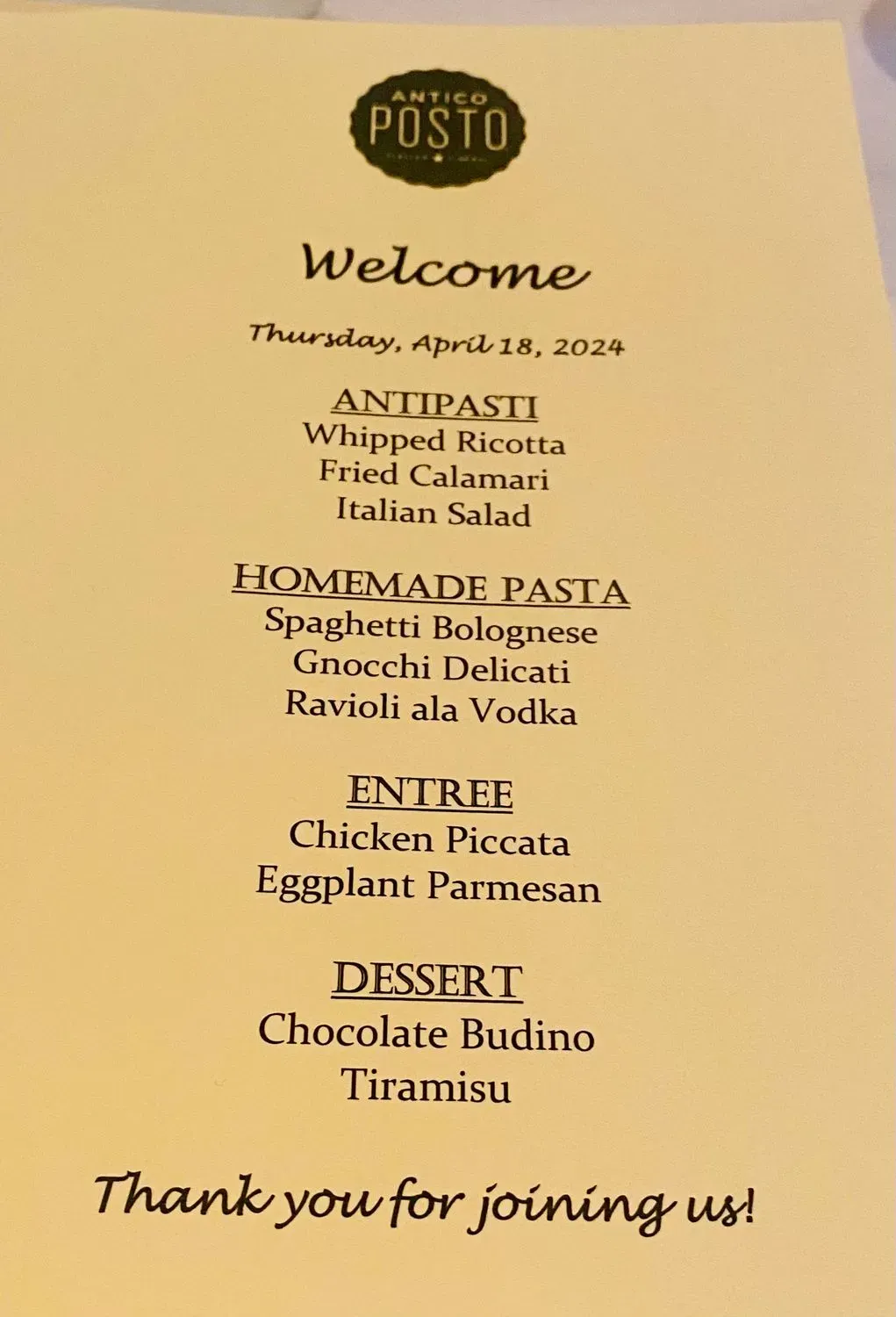 Menu 4