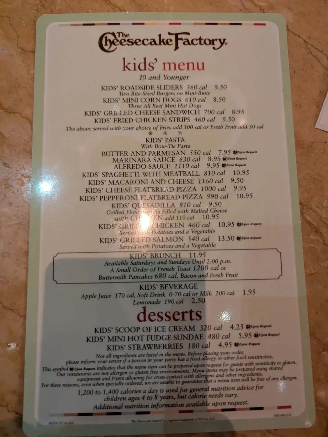 Menu 2