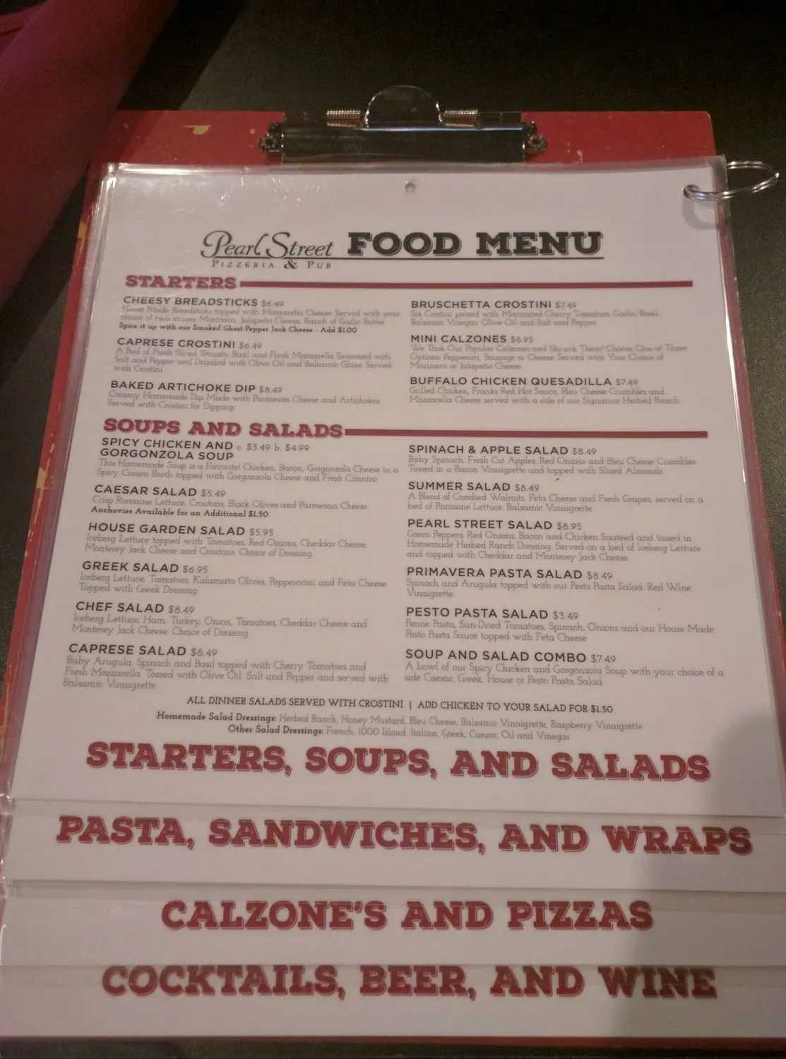 Menu 4