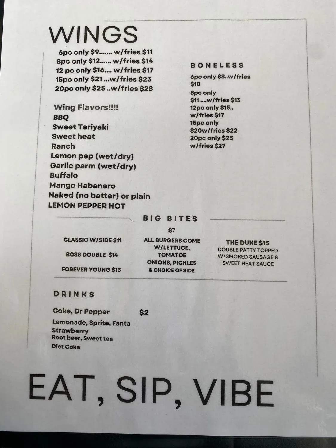 Menu 2