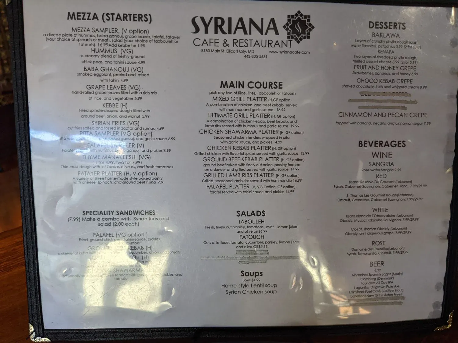 Menu 4