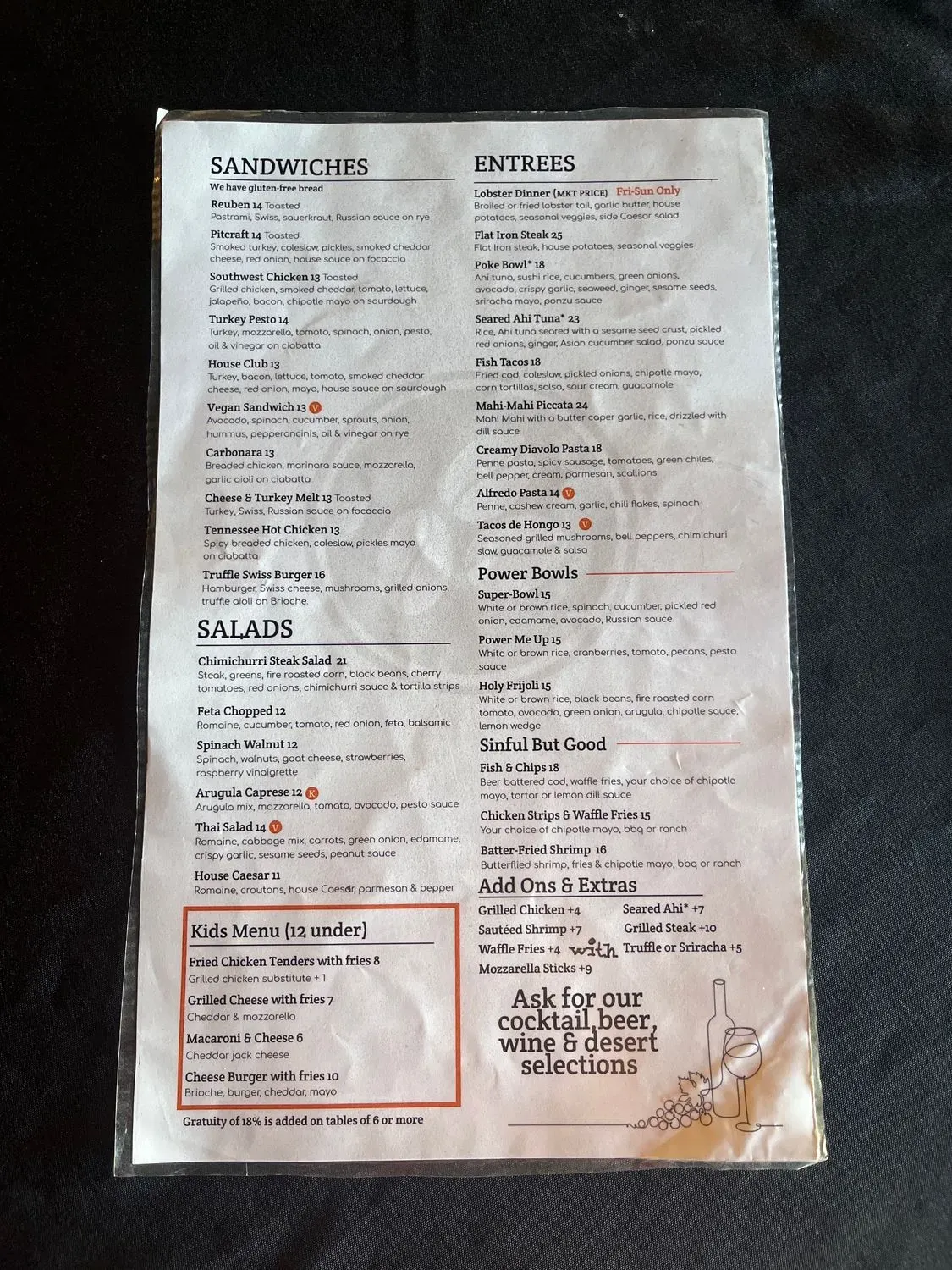 Menu 4