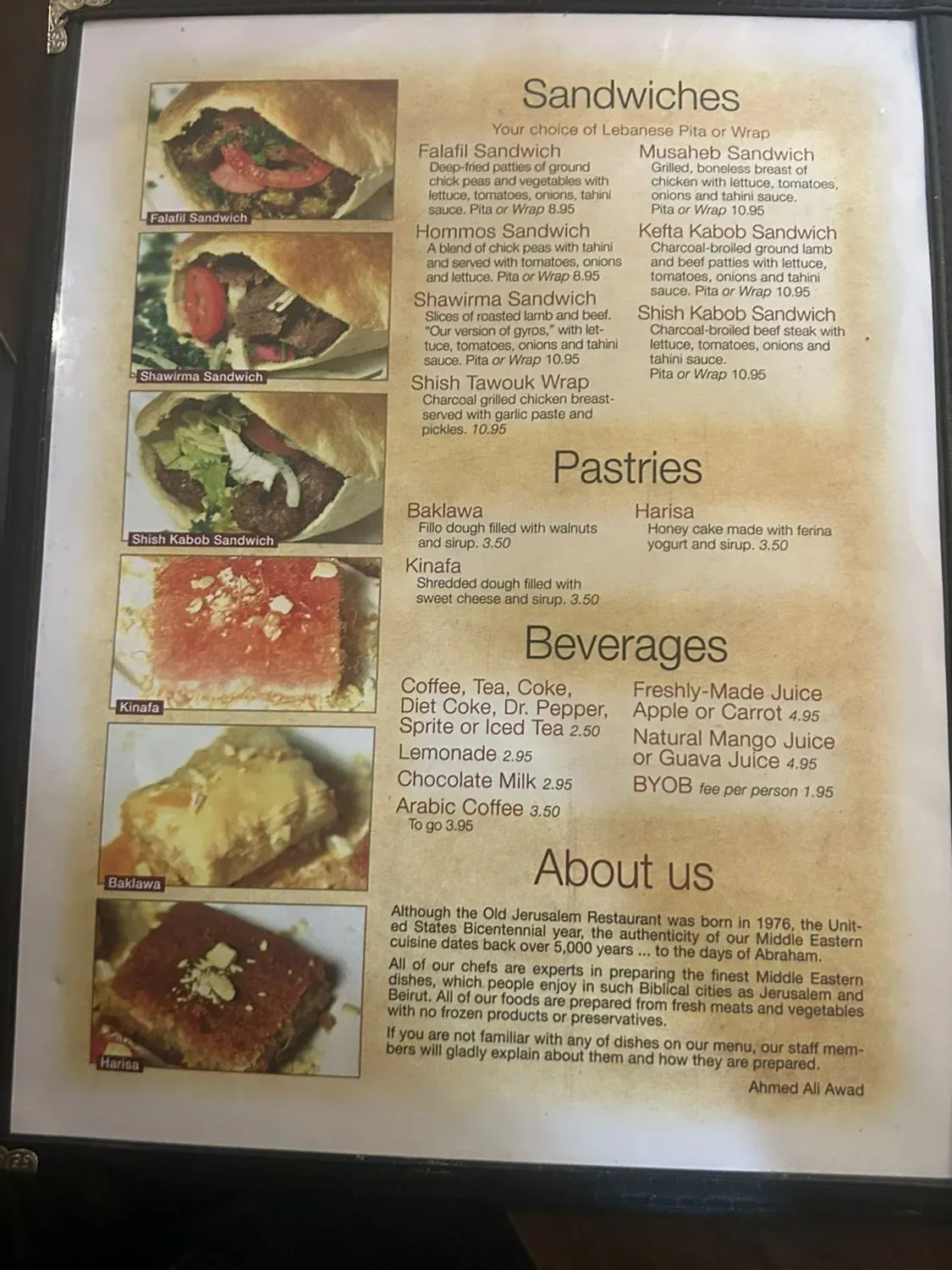 Menu 4