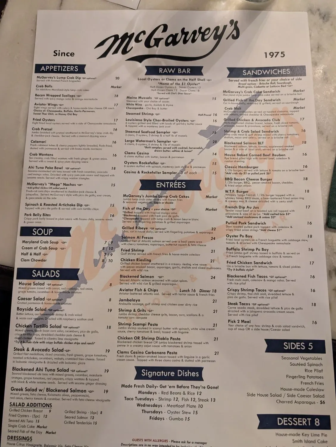 Menu 6