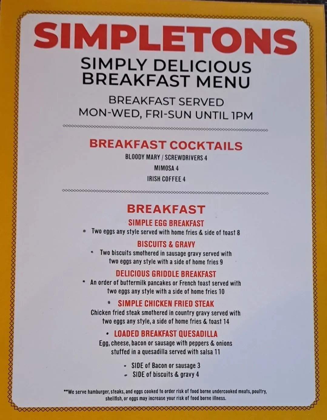 Menu 3